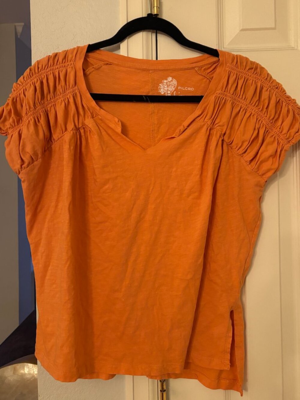 Pilcro by Anthropologie Ruched Shoulder Top – Women’s Size S